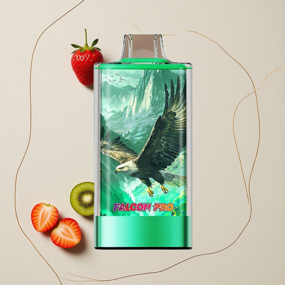 Fragola Kiwi JNR Falcon Pro 28000 30ml Capacità Pre-Riempita 5% Forza Nicotina all'ingrosso Italia