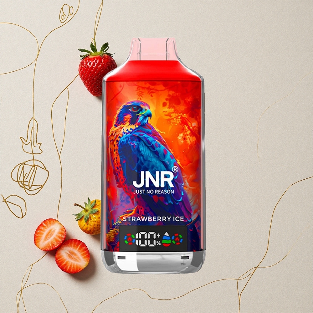 Gelato alla Fragola JNR Falcon X 18000 Puffs 750mAh 24ml all'ingrosso Italia