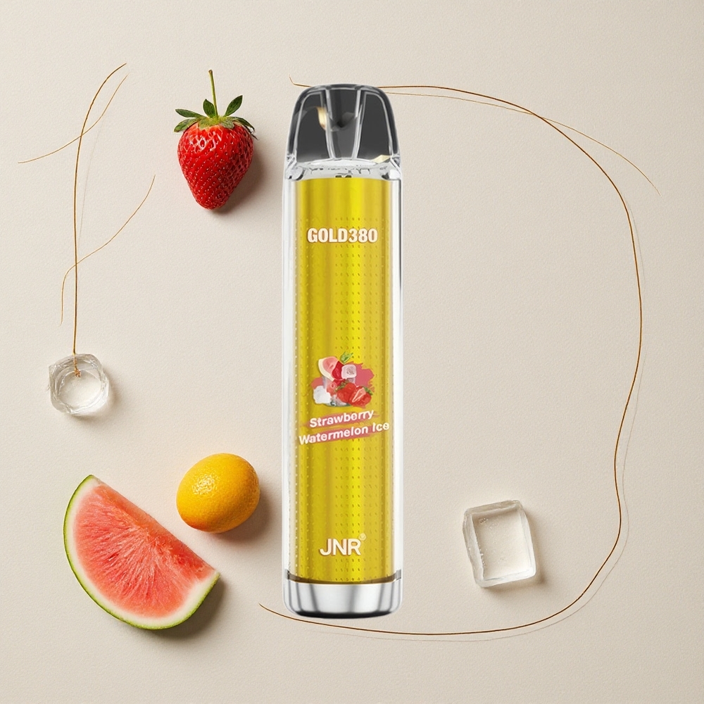 Fragola Anguria Ghiacciata JNR Gold380 6000 Puff Capacità della Batteria 1500mAh all'ingrosso Italia