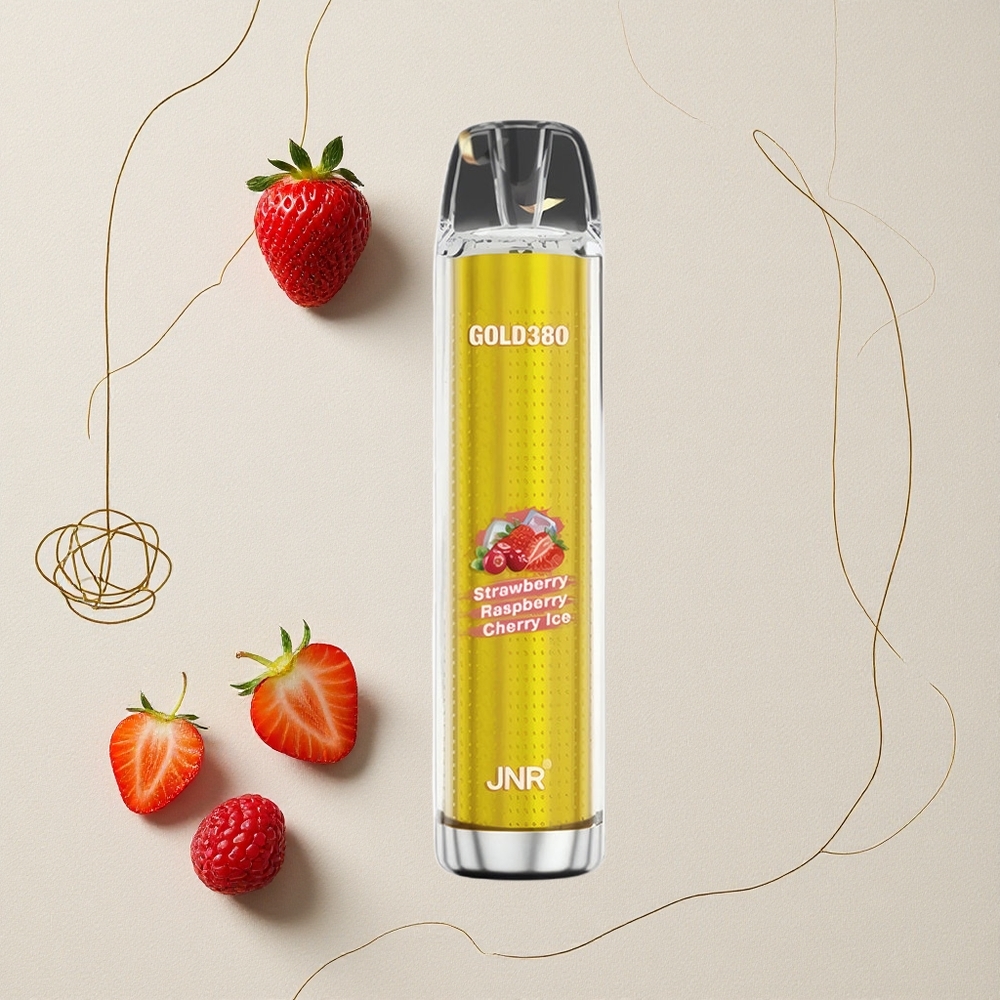 Fragola Lampone JNR Gold380 6000 Tirate 1500mAh Capacità della Batteria all'ingrosso Italia