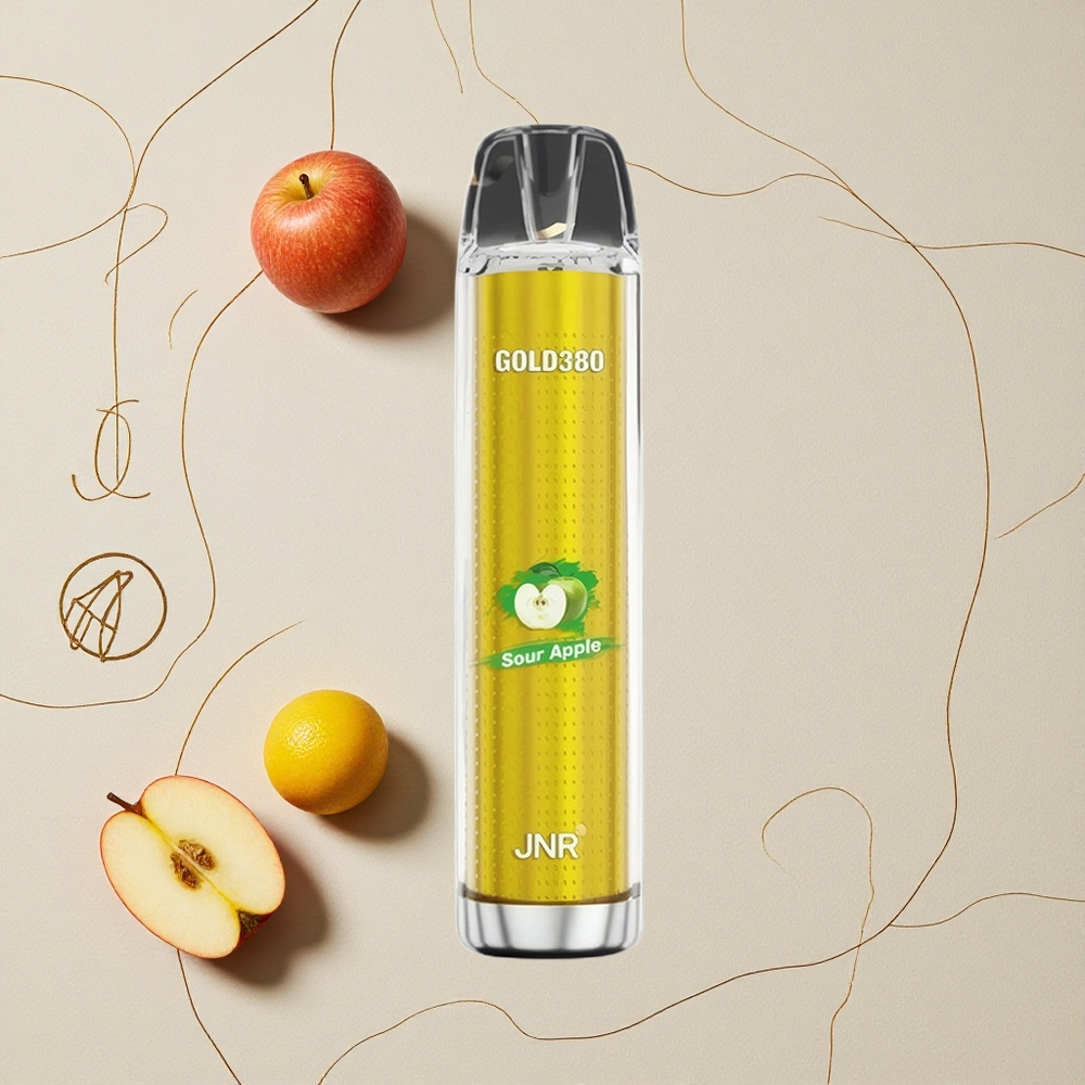 Mela Acida JNR Gold380 6000 Puffs 1500mAh Capacità della Batteria all'ingrosso Italia