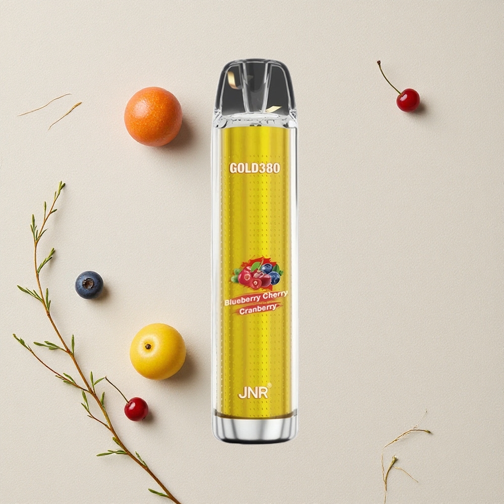 Mirtillo Ciliegia Cranberry JNR Gold380 6000 Puffs Capacità e-Liquido 13ml Batteria 1500mAh all'ingrosso Italia