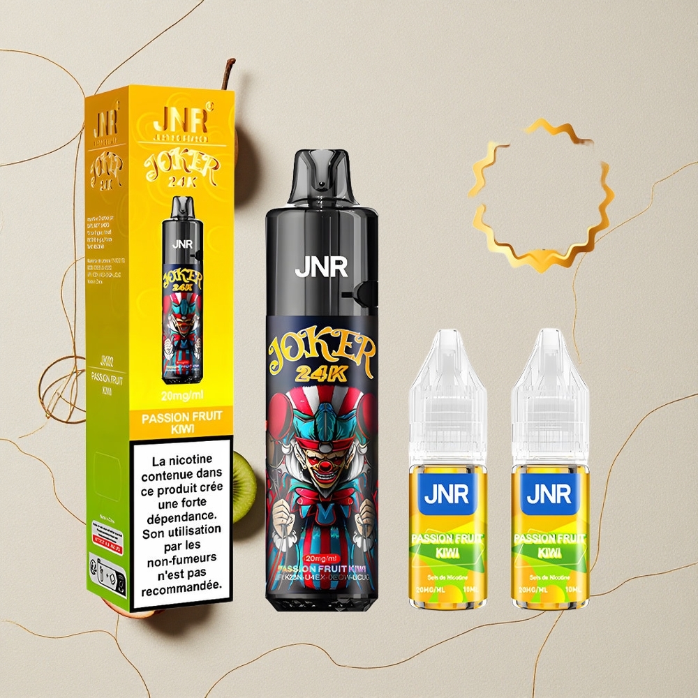 Frutto della Passione Kiwi JNR Joker 24000 Puff Pod Ricaricabile 2+10ml 800mAh all'ingrosso Italia