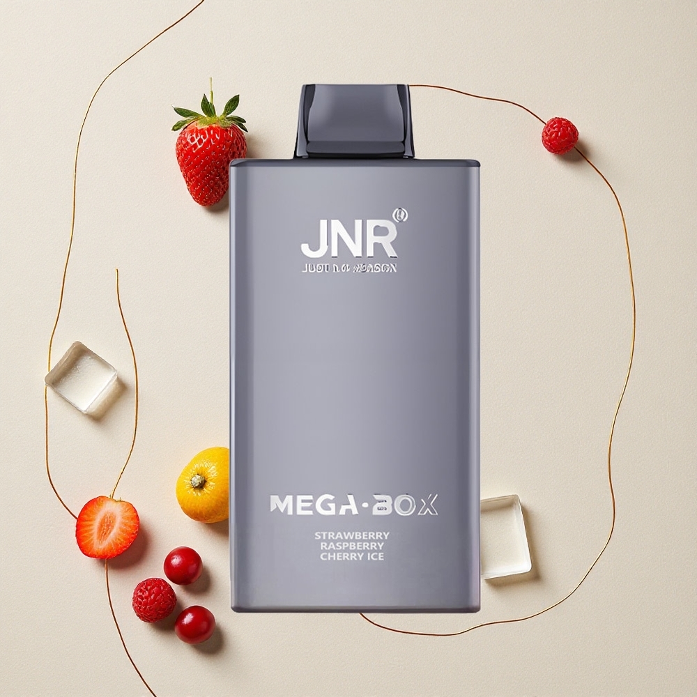 Fragola Lampone Ciliegia Ghiaccio JNR Mega Box 25000 Puffs 30ml Capacità E-Liquido all'ingrosso Italia