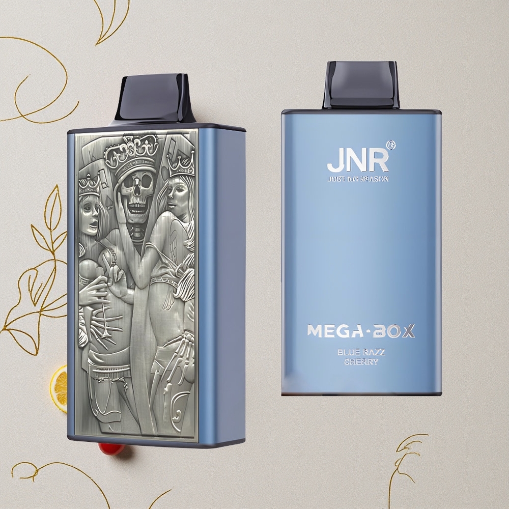 Mirtillo Lampone JNR Mega Box 25000 Puffs 30ml Capacità E-Liquido all'ingrosso Italia