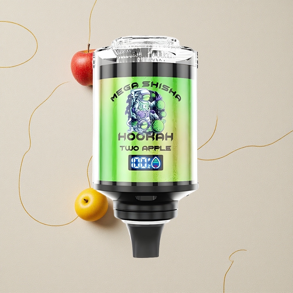 Mela Due JNR Mega Shisha Hookah 100.000 boccate 60ml capacità e-Liquid 2200mAh batteria ricaricabile all'ingrosso Italia