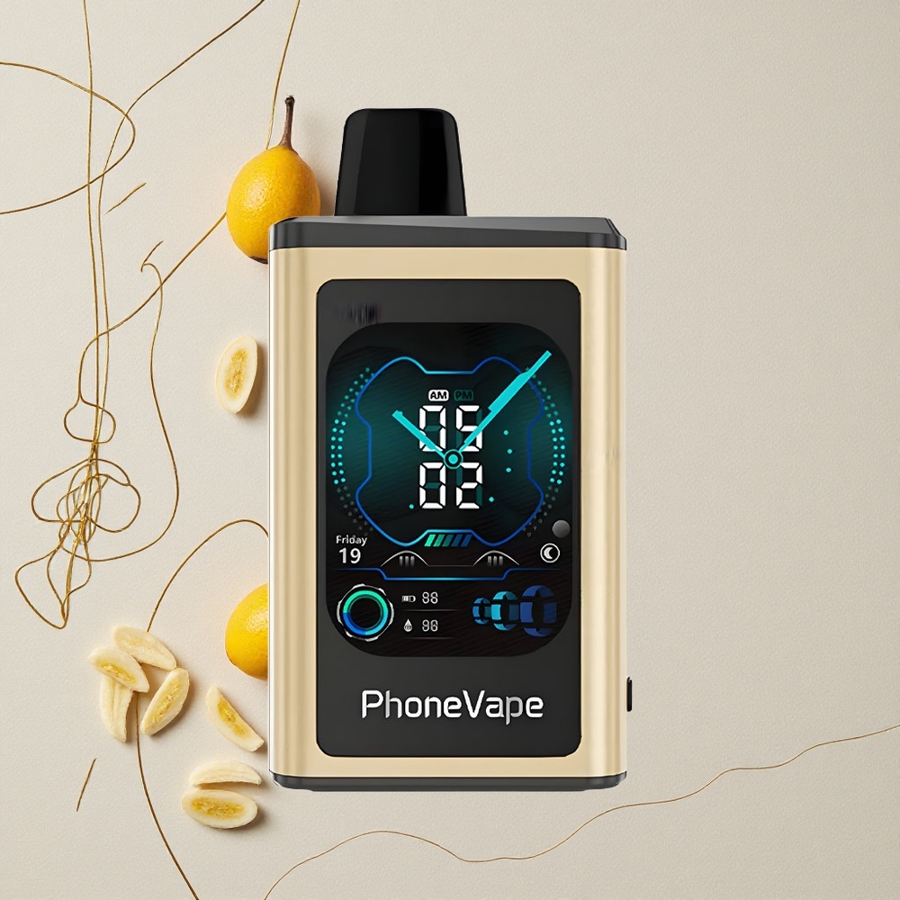 Banana Ghiaccio JNR PhoneVape 30000 tirate Batteria Ricaricabile 850mAh Tipo-C Schermo Intero all'ingrosso Italia