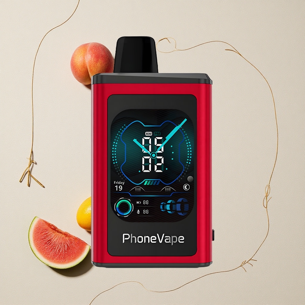 Pesca Mango Anguria JNR PhoneVape 30000 Puffs Batteria Ricaricabile 850mAh Tipo-C Schermo Completo all'ingrosso Italia