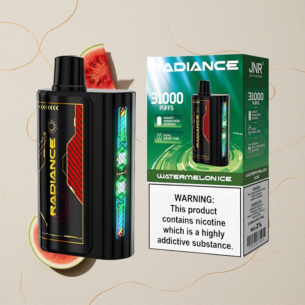 Anguria Ghiaccio JNR Radiance 31000 Puffs 28ml E-liquid all'ingrosso Italia