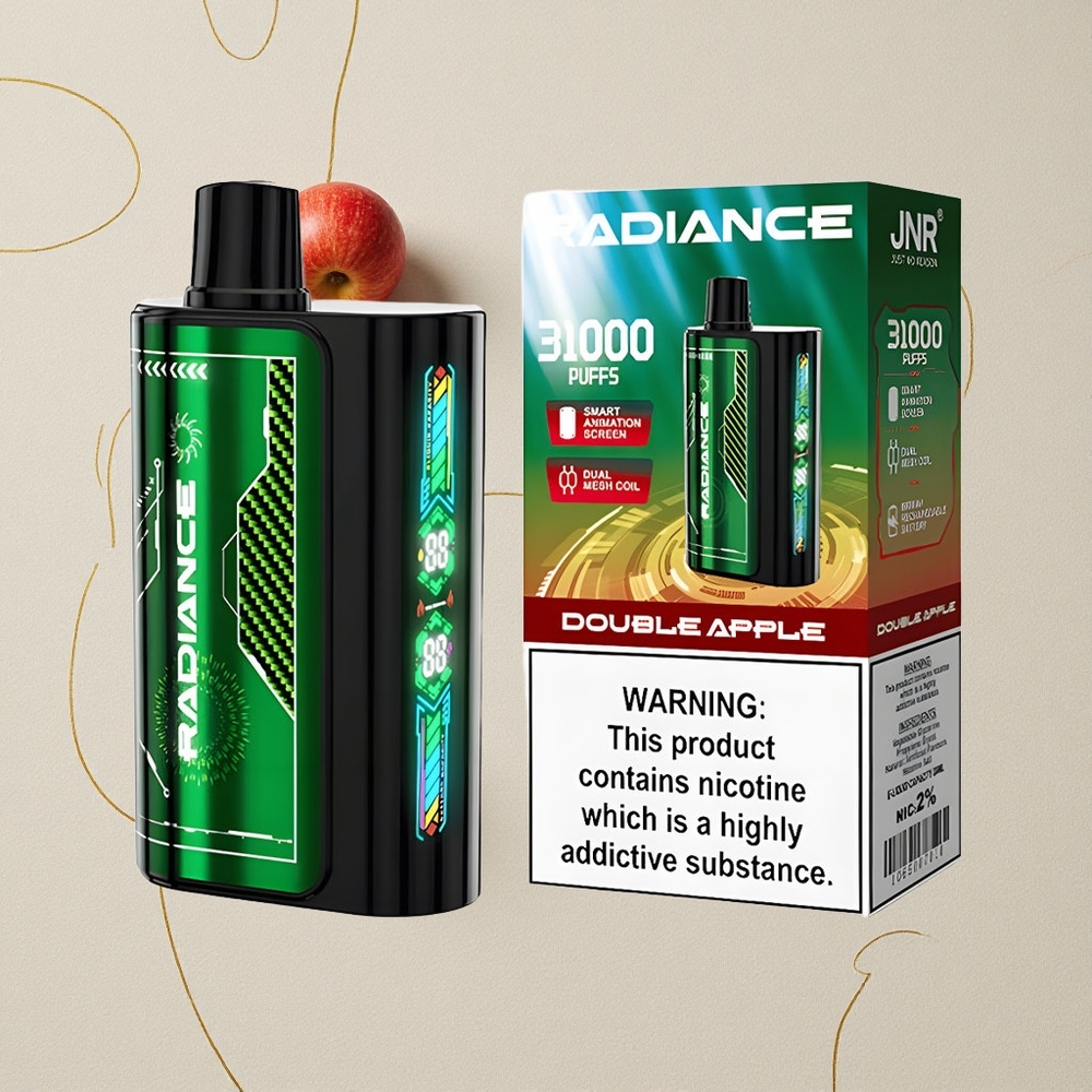 Doppia Mela JNR Radiance 31000 Puff Schermo Animazione Intelligente all'ingrosso Italia