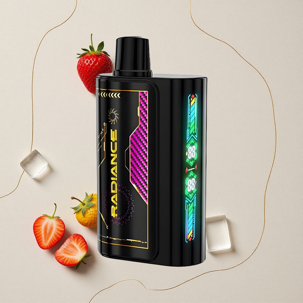 Fragola Ghiaccio JNR Radiance 31000 Puffs 28ml E-liquid all'ingrosso Italia