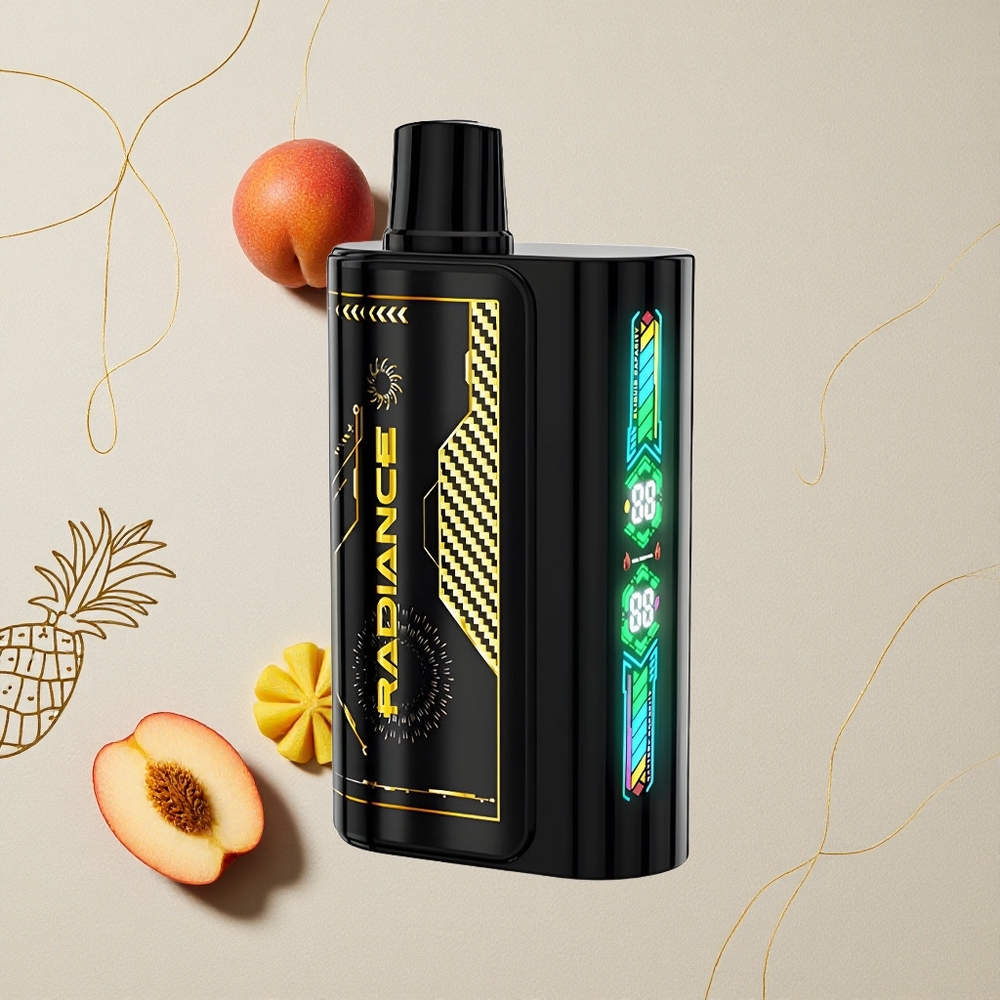 Pesca Mango Ananas JNR Radiance 31000 Puffs 28ml E-liquid all'ingrosso Italia