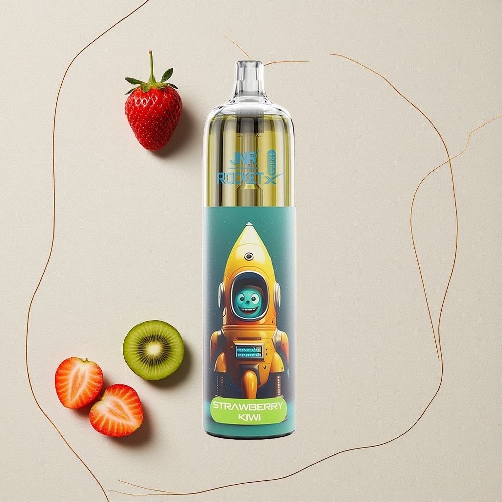 Fragola Kiwi JNR Rocket-X 12400 Puffs Capacità della Batteria 850mAh Tipo-C Ricarica Rapida all'ingrosso Italia