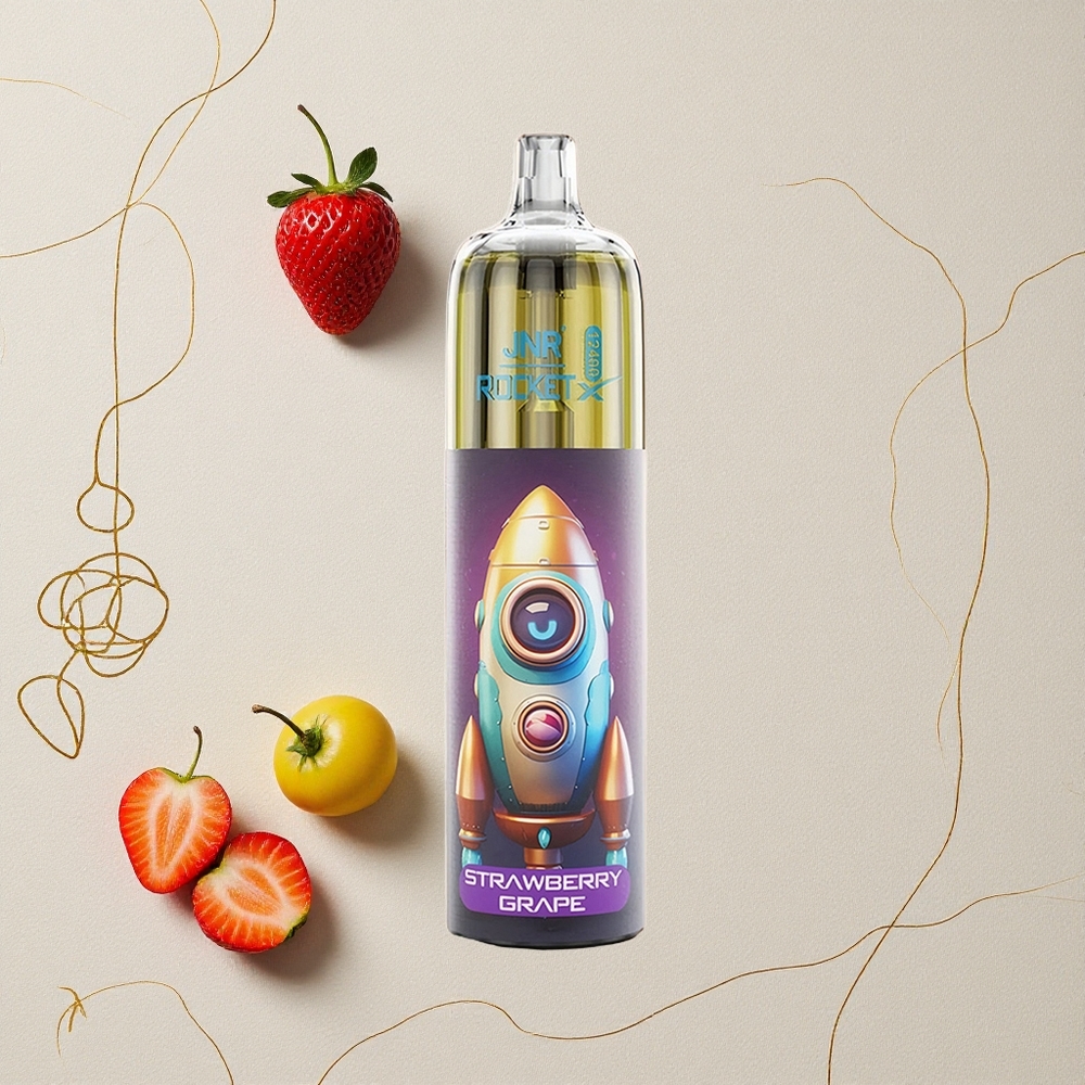 Fragola Uva JNR Rocket-X 12400 Puff Capacità della Batteria 850mAh Tipo-C Ricarica Rapida all'ingrosso Italia