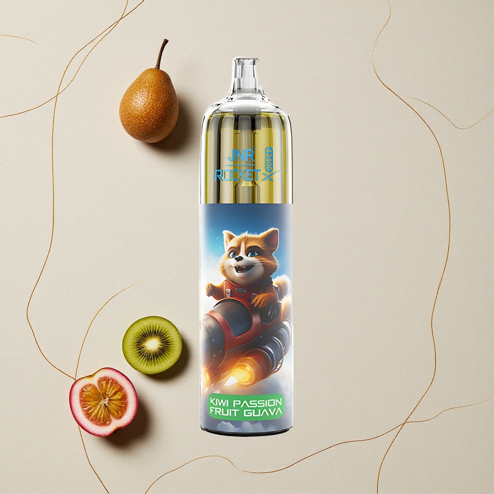 Kiwi Passione Guava JNR Rocket-X 12400 Puffs 850mAh Capacità Batteria 25ml Capacità e-Liquid all'ingrosso Italia