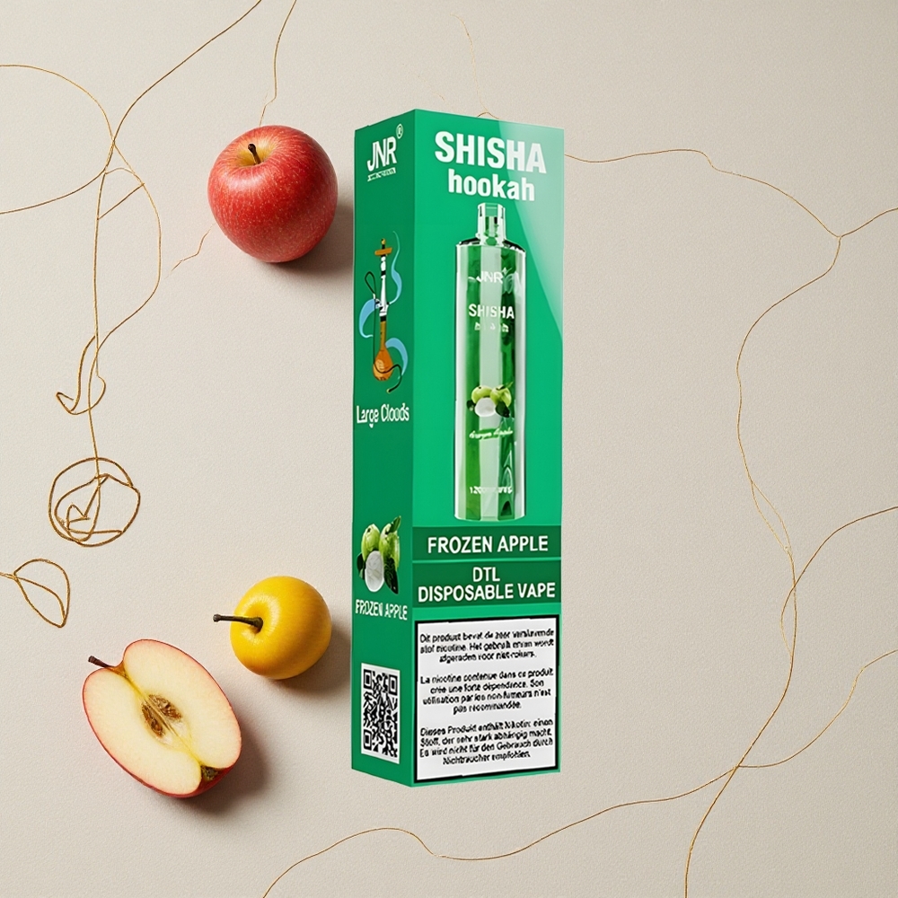 Mela Congelata JNR Shisha Hookah 12000 Puff Capacità della batteria 750mAh Carica rapida Type-C all'ingrosso Italia