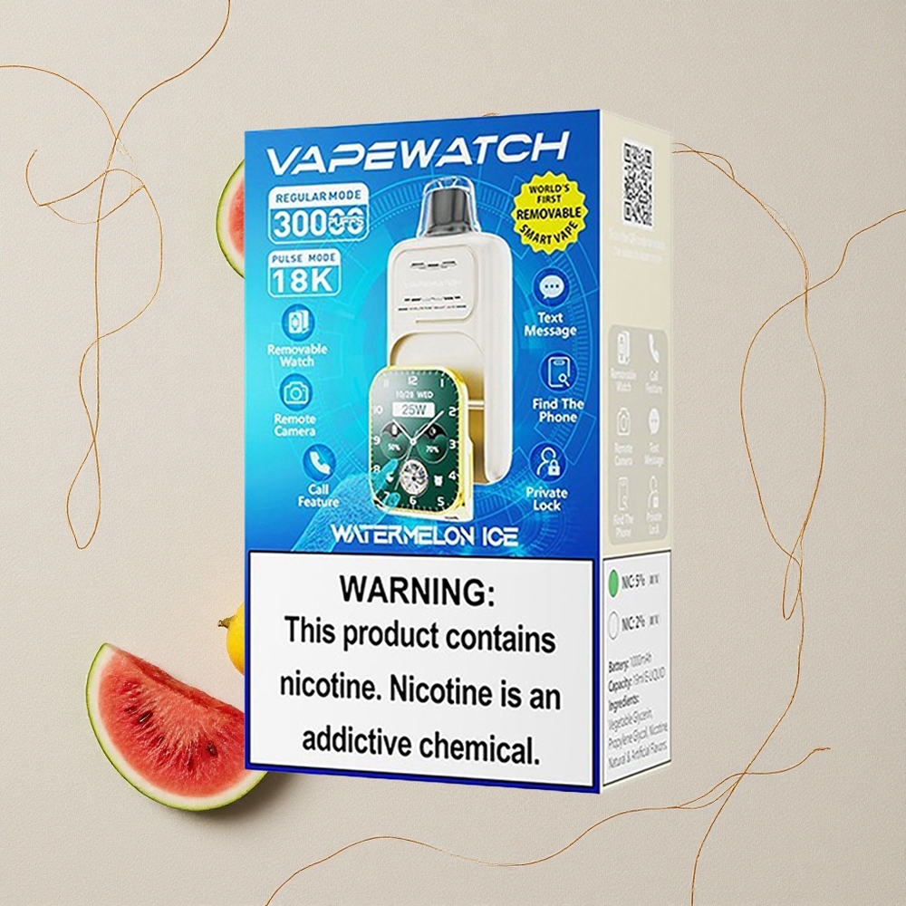 Anguria Ghiaccio JNR Vape Watch 30.000 boccate 19mL e-liquid all'ingrosso Italia
