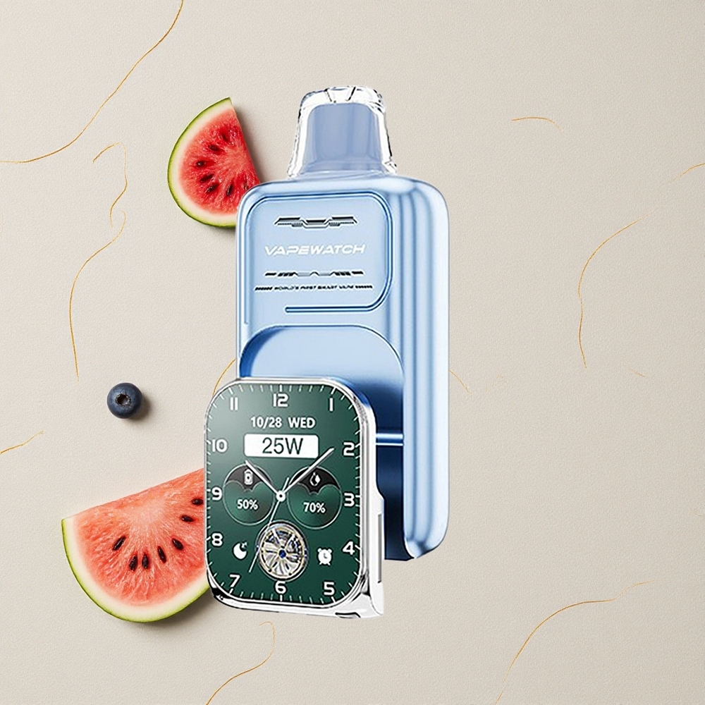 Mirtillo Anguria JNR Vape Watch 30.000 boccate Capacità della batteria 1000mAh Capacità dell'e-liquid 19mL all'ingrosso Italia