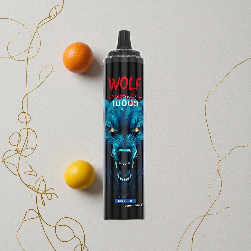 Blu Mr JNR Wolf Niplo 10000 Puff Mesh Coil 1.0 Ohm E-liquid 20ml all'ingrosso Italia