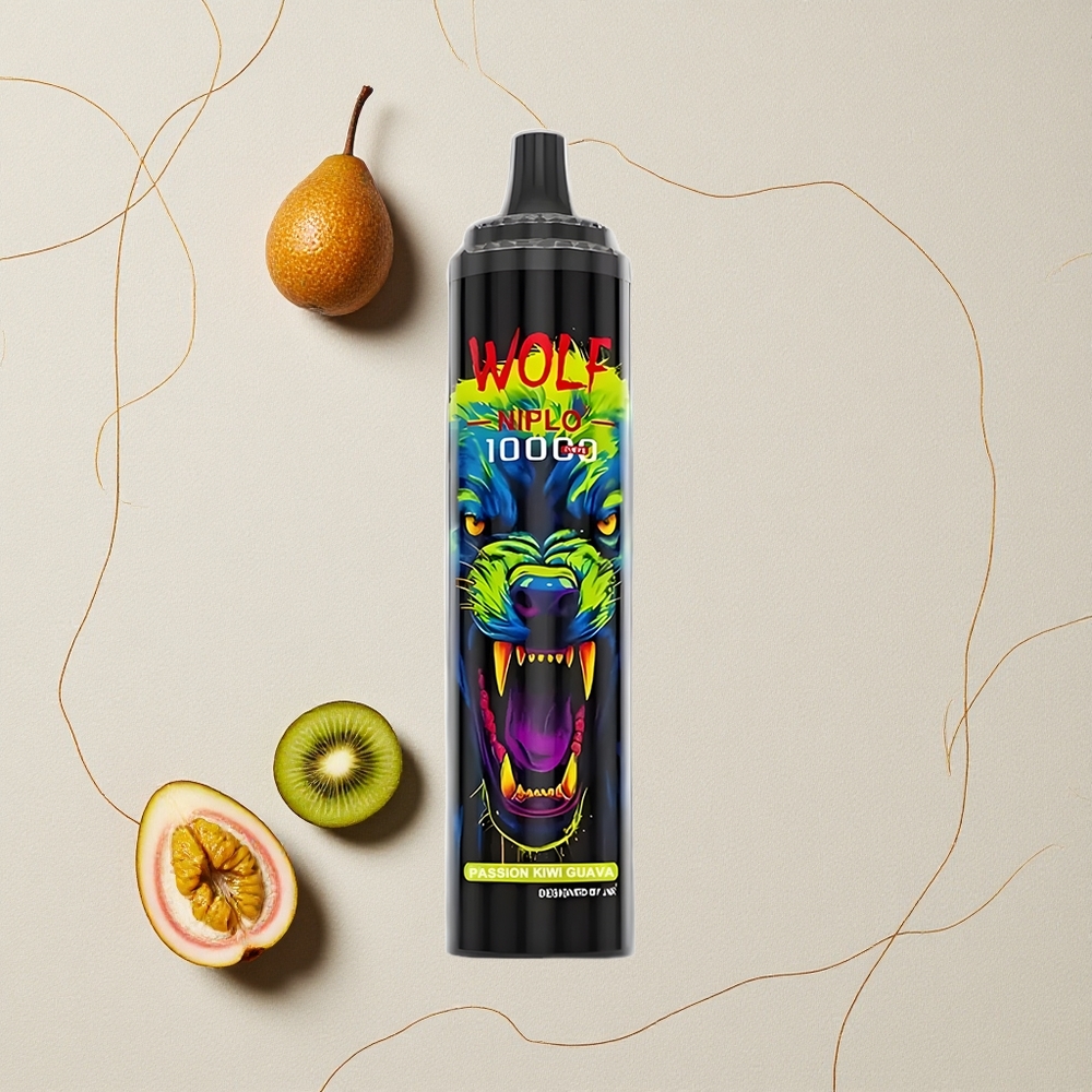 Passione Kiwi Guava JNR Wolf Niplo 10000 Puff Mesh Coil 1.0 Ohm all'ingrosso Italia